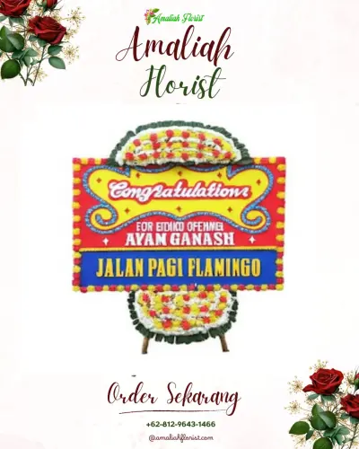 Bunga Papan Congratulation di Bentiring